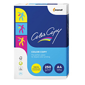 Бумага COLOR COPY, белая, А4, 250 г/м2, 125 л., для полноцветной печати, "А++", Австрия, 161% (CIE), А4-34792