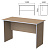 Стол письменный "Бюджет", 1200х600х740 мм, орех онтарио, 402660-160