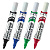 Набор для магнитно-маркерной доски PENTEL (Япония) "Maxiflo" (магнитный стиратель, 4 маркера), MWL5S-4N