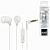 Наушники с микрофоном (гарнитура) SONY MDR-EX15AP, проводные, 1,2 м, вкладыши, стерео, белые, MDREX15APW.CE7