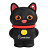 Флэш-диск сувенирный 16 GB, SMARTBUY Wild "Котенок", USB 2.0, черный, SB16GBCatK