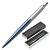Ручка шариковая PARKER "Jotter Waterloo CT", корпус голубой металлик, нержавеющая сталь, синяя, 1953191