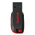 Флэш-диск 16 GB, SANDISK Cruzer Blade, USB 2.0, черный, SDCZ50-016G