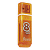 Флэш-диск 8 GB, SMARTBUY Glossy, USB 2.0, оранжевый, SB8GBGS-Or