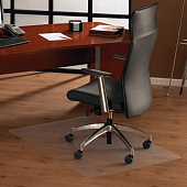 Коврик защитный для твердых напольных покрытий, износостойкий, FLOORTEX, квадратный, 92х92 см, толщина 2 мм, FC12929225EV