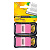 Закладки самоклеящиеся POST-IT Professional, пластиковые, 25 мм, 100 шт., розовые, 680-BP2