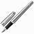 Ручка перьевая PARKER "Urban Core Metro Metallic CT", латунь с круговой полировкой, хром, синяя, 1931597
