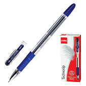 Ручка шариковая масляная CELLO "Technotip", игольчатый узел 0,6 мм, линия 0,4 мм, синяя, 305228020/к