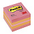Блок самоклеящийся (стикер) POST-IT ORIGINAL 51х51 мм, 400 л., ассорти, 2051-P