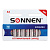 Батарейки SONNEN, AA (LR6), комплект 10 шт., АЛКАЛИНОВЫЕ, в блистере, 1,5 В, 451086