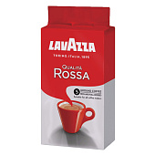 Кофе молотый LAVAZZA (Лавацца) "Qualita Rossa", натуральный, 250 г, вакуумная упаковка, 3580