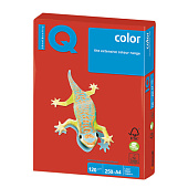 Бумага IQ (АйКью) color, А4, 120 г/м2, 250 л., интенсив кораллово-красная, CO44
