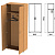 Шкаф для одежды "Этюд", 800х384х1942 мм, цвет бук бавария (КОМПЛЕКТ)