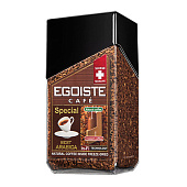 Кофе молотый в растворимом EGOISTE "Special", натуральный, 100 г, 100% арабика, стеклянная банка, 8606