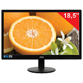 Монитор AOC e970Swn (/01) Value Line, 18,5" (47 см), 1366x768, 16:9, TN+film, 5 мс, 200 cd, VGA, черный, E970SWN