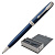 Ручка шариковая PARKER "Sonnet Lacquer CT", корпус синий лак, нержавеющая сталь, палладиевое покрытие деталей, черная, 1931536
