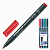 Маркеры перманентные (нестираемые) STAEDTLER "Lumocolor", набор 4 штуки, скошенные, 1-2,5 мм, 314 WP4