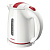 Чайник PHILIPS HD4646/40, закрытый нагревательный элемент, объем 1,5 л, мощность 2400 Вт, пластик, белый с красным