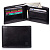 Портмоне мужское SERGIO BELOTTI (Италия), натуральная кожа, 120х90х20 мм, черное, 1775