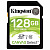Карта памяти SDXC 128 GB KINGSTON Canvas Select Plus UHS-I U1, 100 Мб/сек (class 10), SDS2/128GB