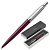 Ручка шариковая PARKER "Jotter Portobello CT", корпус пурпурный металлик, нержавеющая сталь, синяя, 1953192