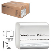Бумага туалетная VEIRO (Система T3/L1), комплект 30 шт., Comfort, листовая, 250 л, 21х10,8 см, 2-слойная, TV201