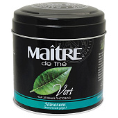 Чай MAITRE (Мэтр) "Наполеон", зеленый, листовой, жестяная банка, 100 г, бар030р