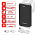 Аккумулятор внешний 6000 mAh SONNEN POWERBANK K611, 2 USB, литий-полимерный, черный, 263029