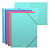 Папка на резинках пластиковая ERICH KRAUSE "Diagonal Pastel", A4, ассорти, 50400