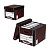 Короб архивный FELLOWES (BANKERS BOX) "Woodgrain", 32,5x28,5x38,5 см, с крышкой, гофрокартон, коричневый, FS-00610
