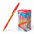 Ручка шариковая с грипом ERICH KRAUSE "R-301 Orange Stick&Grip", узел 0.7, КРАСНАЯ, линия 0.35 мм, 43189