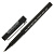Ручка-роллер PENTEL (Япония) "Document Pen", корпус черный, узел 0,5 мм, линия 0,25 мм, черная, MR205-A