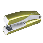 Степлер LEITZ "NeXXt WOW", №10, металлический, до 10 листов, зеленый металлик, 55281064