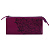 Портмоне женское BEFLER "Гипюр", натуральная кожа, молния, тиснение, 190х105 мм, фиолетовое, PJ.158.-1