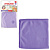 Салфетка для стекол, зеркал ЛАЙМА "Гладь", плотная микрофибра, 30х30 см, фиолетовая, 601248