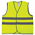 Жилет сигнальный ГОСТ, 2 светоотражающие полосы, ЛИМОННЫЙ, XXXL(60-62), ПЛОТНЫЙ, ГРАНДМАСТЕР, 610836