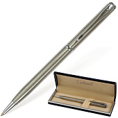 Ручка шариковая GALANT "Arrow Chrome", подарочная, корпус серебристый, хромированные детали, узел 0,7 мм, синяя, 140408