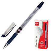 Ручка шариковая масляная CELLO "Maxriter XS", корпус прозрачный, узел 0,7 мм, линия 0,5 мм, синяя, 305229320/к