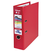 Папка-регистратор ESSELTE, 80 мм, А4+, VIVIDA Plus, с двухсторонним покрытием из полипропилена, красная, 81183