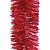 Мишура 1 штука, диаметр 100 мм, длина 2 м, красная, 5-180-10