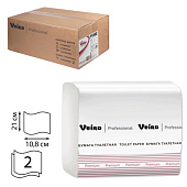 Бумага туалетная VEIRO (Система T3/L1), комплект 30 шт., Premium, листовая, 250 л., 21х10,8 см, 2-слойная, TV302