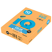 Бумага IQ (АйКью) color, А4, 80 г/м2, 500 л., неон оранжевая, NEOOR