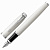 Ручка перьевая PARKER "IM Core White Lacquer CT", белый глянцевый лак, латунь, хром, синяя, 1931672
