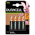 Батареи аккумуляторные DURACELL AA, Ni-Mh, заряженные, 4 шт., 2500 mAh, в блистере, 1,2 В, 81472345