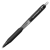 Ручка шариковая масляная автоматическая UNI (Япония) "JetStream", узел 0,7 мм, линия 0,35 мм, черная, SXN-101-07 BLAC