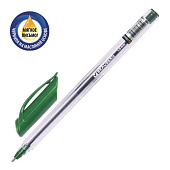 Ручка шариковая масляная BRAUBERG "Extra Glide", трехгранная, узел 1 мм, линия 0,5 мм, зеленая, 142137