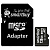Карта памяти micro SDXC, 128 GB, SMARTBUY, UHS-1 U1, 80 Мб/сек. (class 10), с адаптером, SB128GBSDCL1001