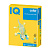 Бумага IQ (АйКью) color, А4, 160 г/м2, 250 л., интенсив ярко-желтая, IG50