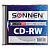 Диск CD-RW SONNEN, 700 Mb, 4-12x, Slim Case (1 штука), 512579