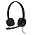Наушники с микрофоном (гарнитура) LOGITECH H151, проводные, 1,8 м, с оголовьем, черные, 981-000589